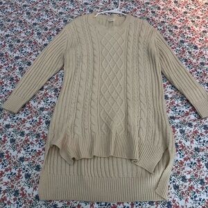 Debut Cream Cable Knit Sweater